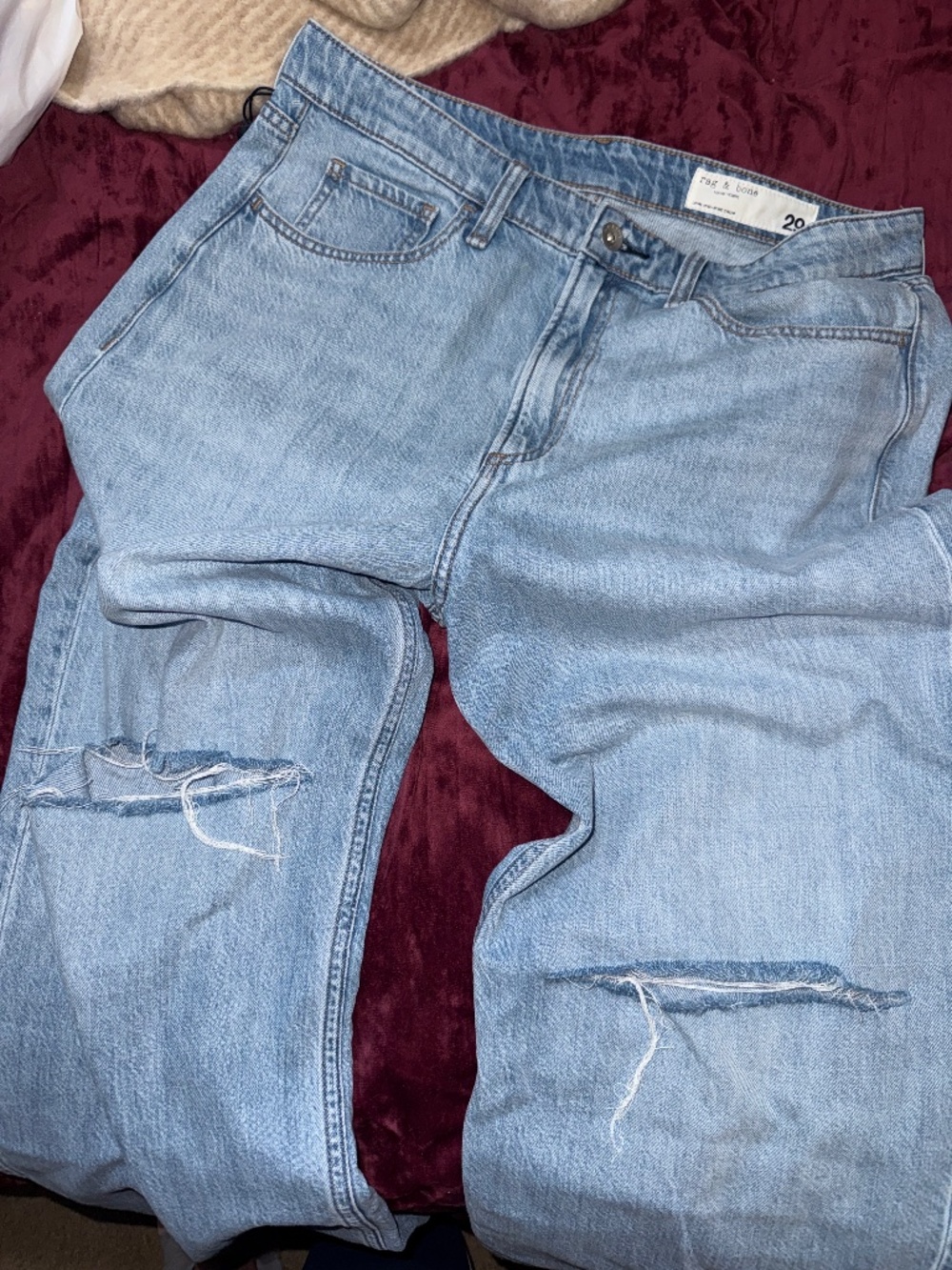 Rag and bone, jean, Lori mid rise crop NWT